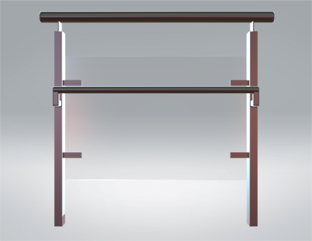 강화유리 안전난간(핸드레일)